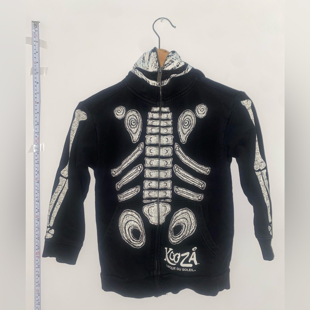 Cirque du Soleil Kooza Black Kid Hoodie Size S